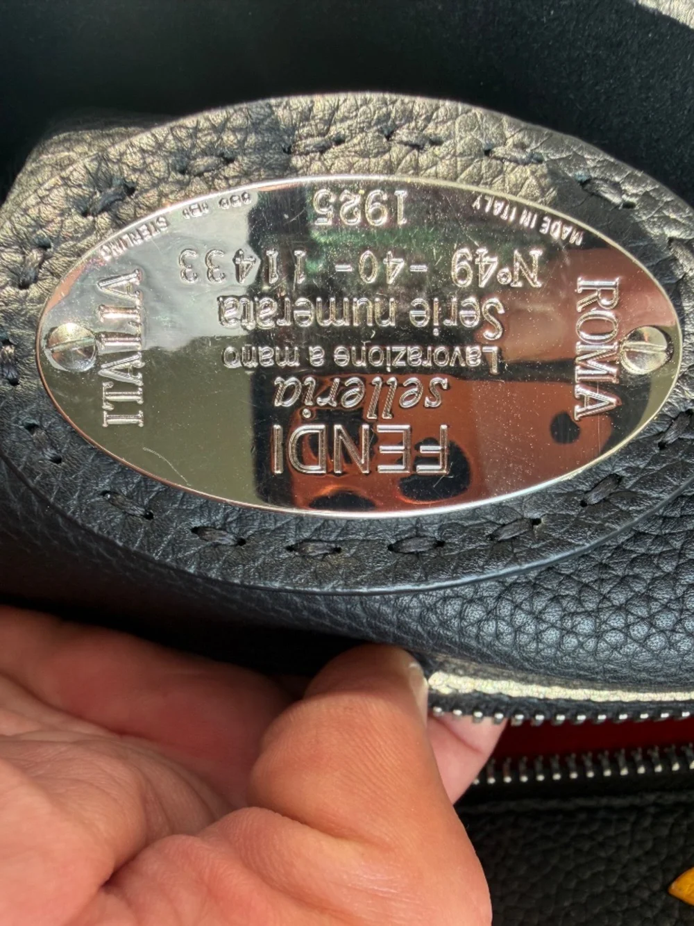 Fendi Selleria Monster Eyes Large Peekaboo Bag